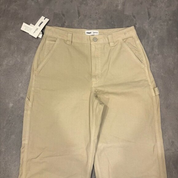 TNA Aritzia Greenwich High Waist Carpenter Twill Pants Size 8 NWT - Picture 3 of 15